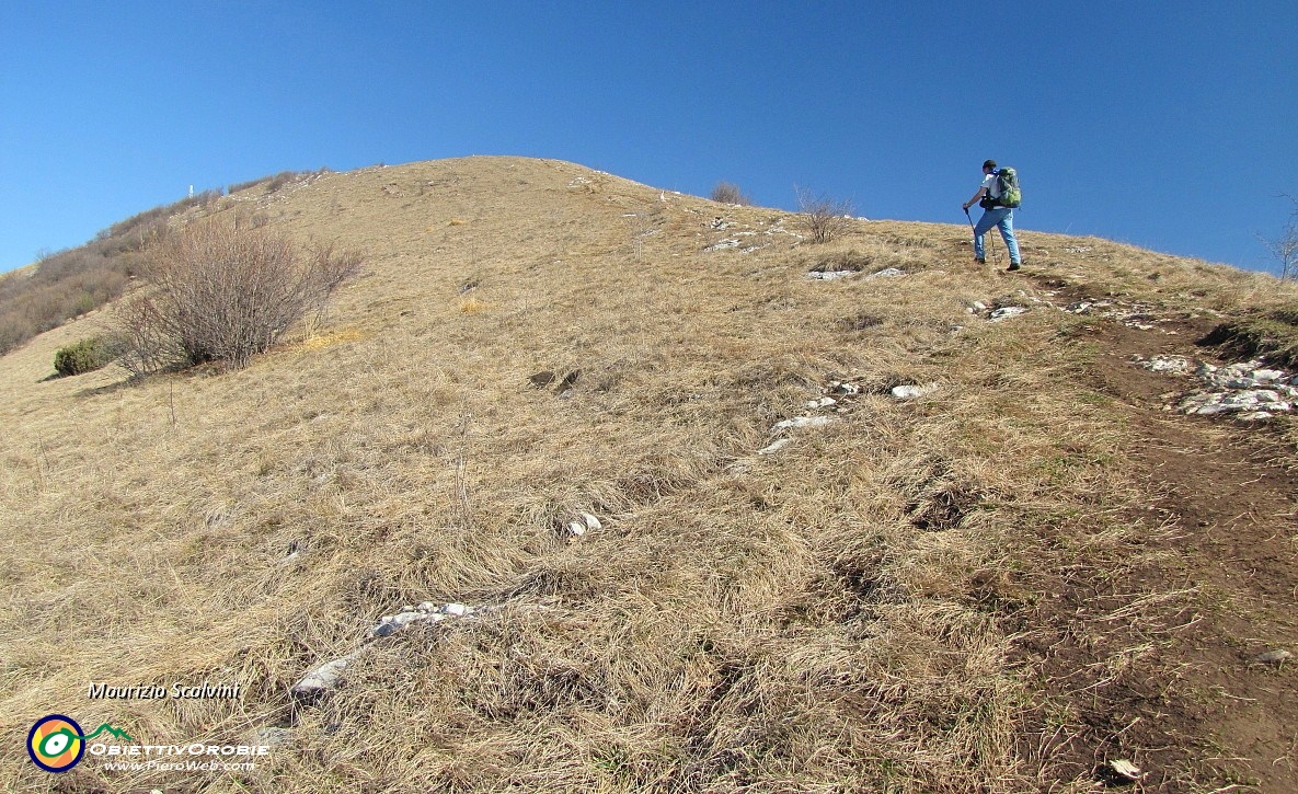 08 Dopo qualche peripezia nel bosco  sbuco sullo spallone terminale del Misma....JPG